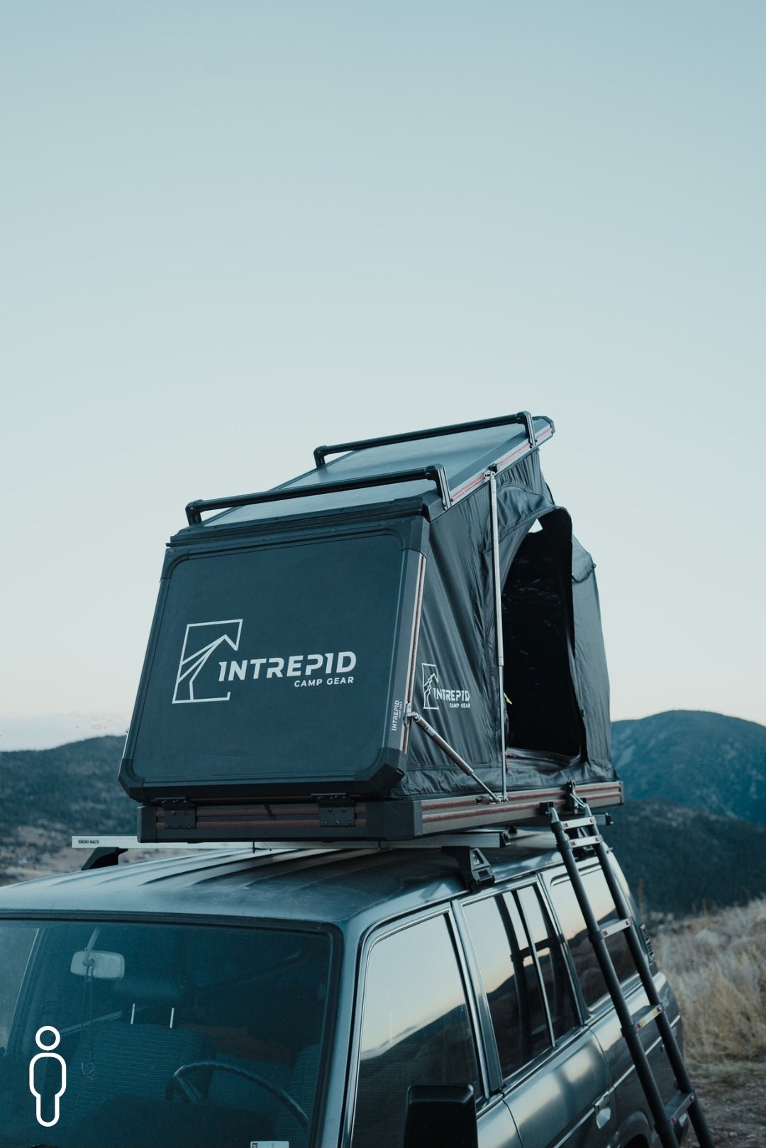 intrepid rooftop tent Intrepid Camp Gear Geo SOLO Hardshell Rooftop Tent – 60‐Second Setup, 1‐Person, Lightweight, 36% More Space & Headroom