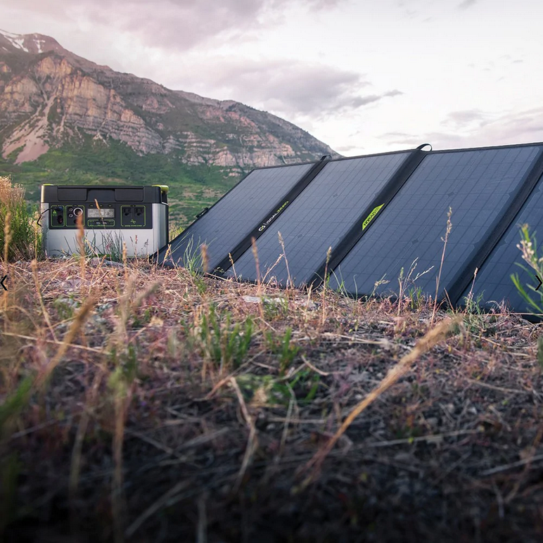 Goal Zero Nomad 100 Solar Panel in use