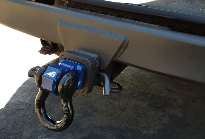Agency 6 Shackle Block 2" Assembly - Blue