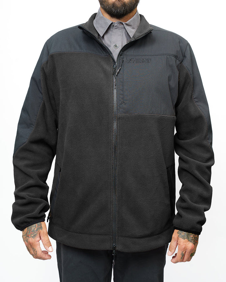 OTG Bruin Fleece Zip Up - Black