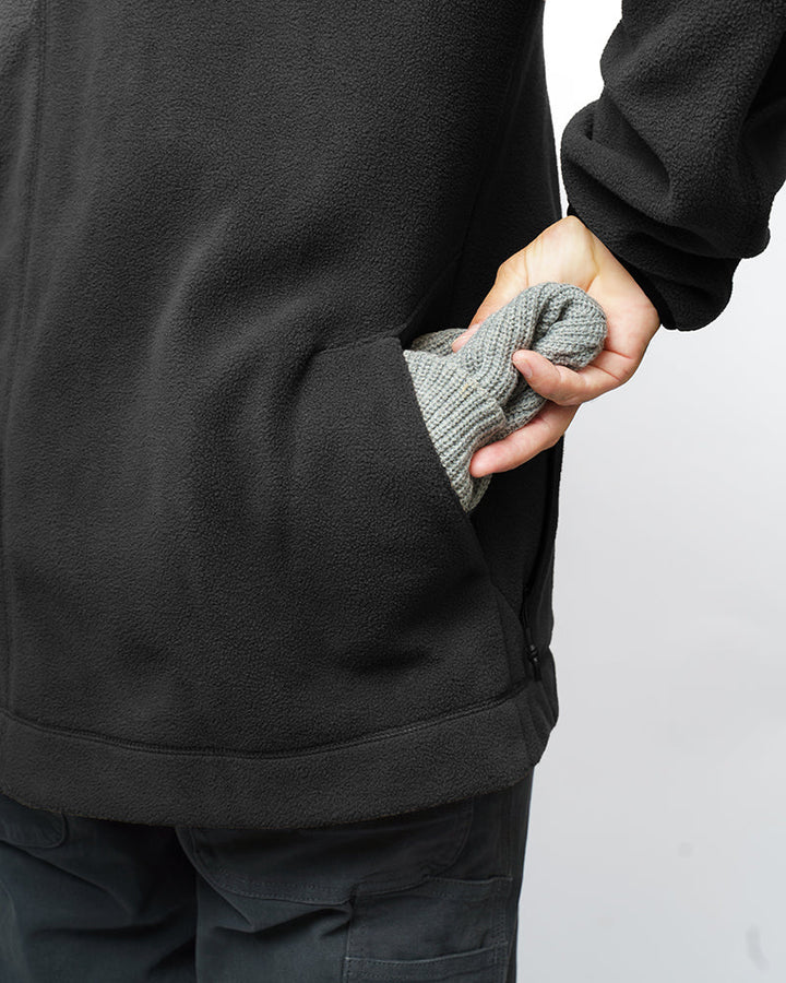OTG Bruin Fleece Zip Up - Black