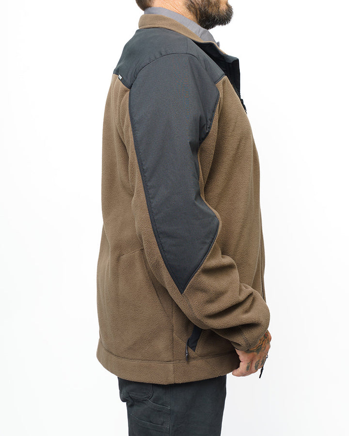 OTG Bruin Fleece Zip Up- Major Brown