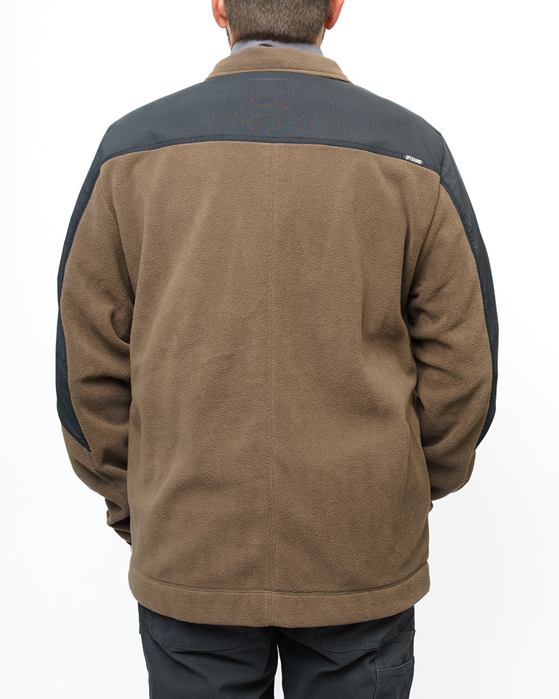OTG Bruin Fleece Zip Up- Major Brown