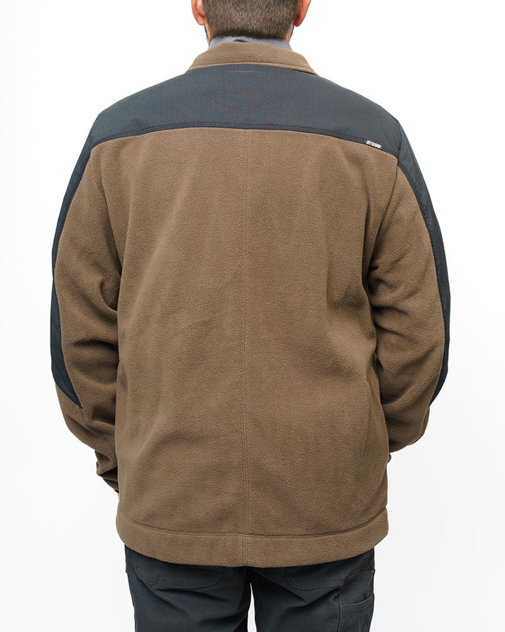 OTG Bruin Fleece Zip Up- Major Brown