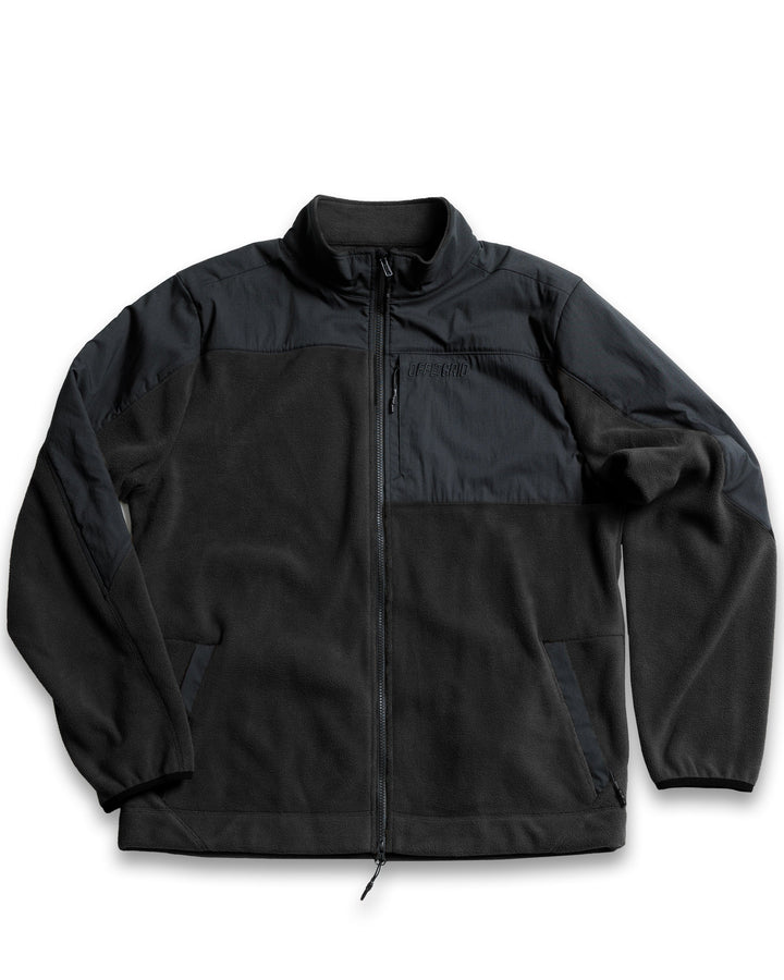 OTG Bruin Fleece Zip Up - Black