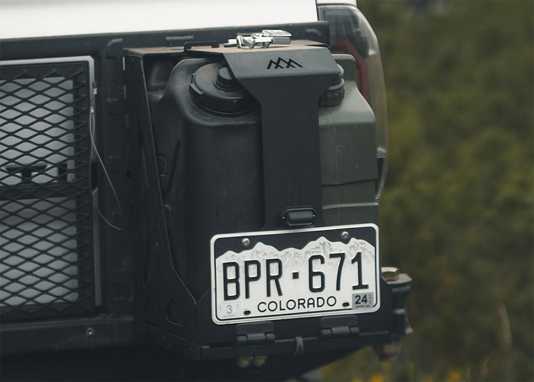 Backwoods Adventure Mods Jerry's Can Holder - Dual Universal Jerry Can Carrier