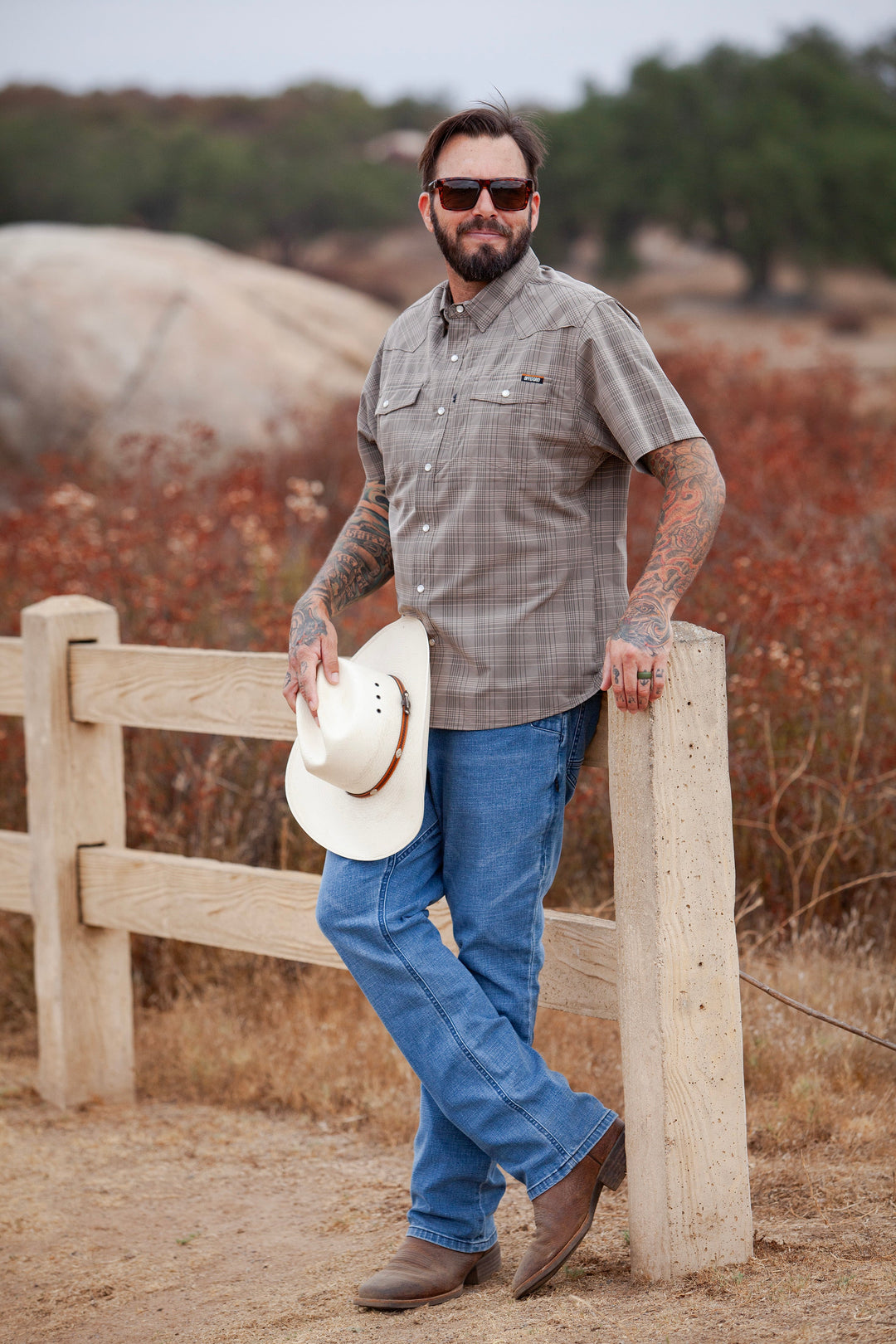 OTG Deke SS Shirt - Beluga Brown