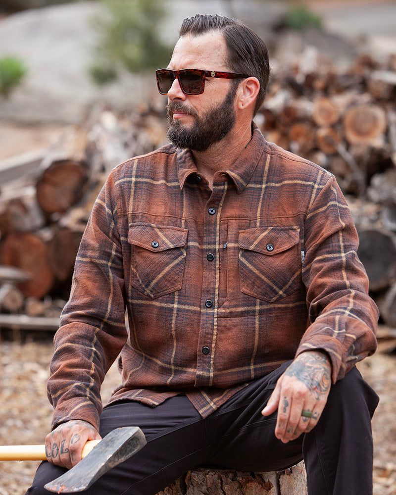 OTG Destroyer Flannel - Burnt Brown