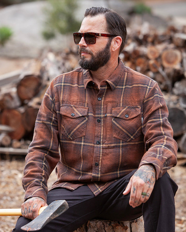 OTG Destroyer Flannel - Burnt Brown