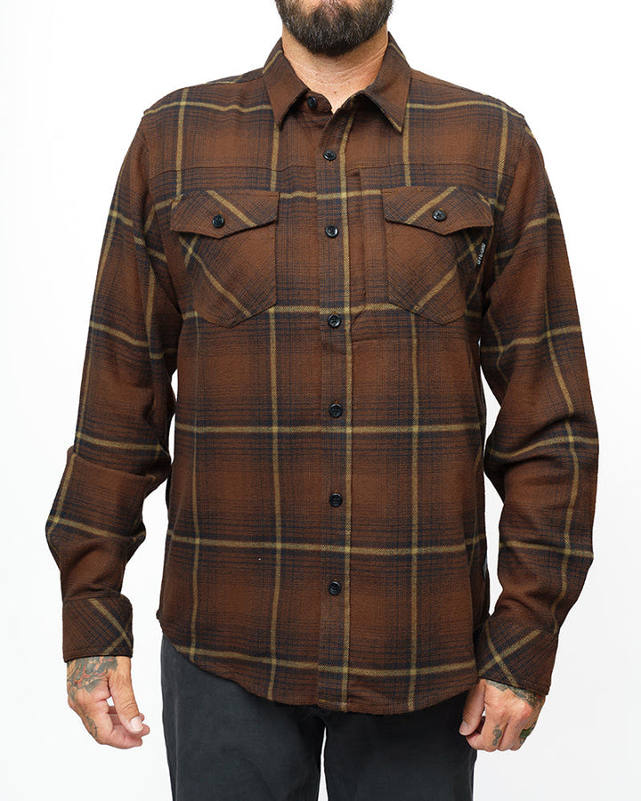 OTG Destroyer Flannel - Burnt Brown