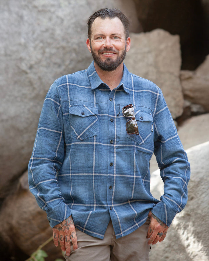 OTG Destroyer Flannel - Pale Blue