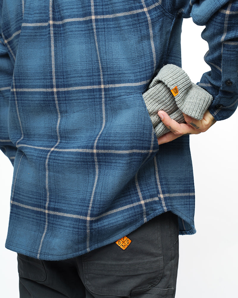 OTG Destroyer Flannel - Pale Blue