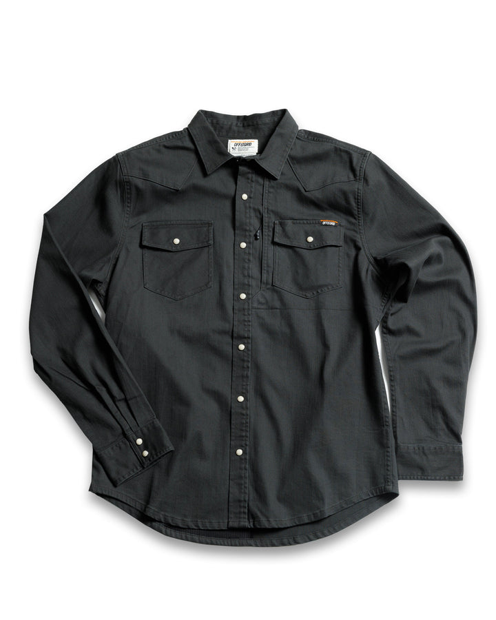 OTG Earl Denim Shirt - Vintage Black