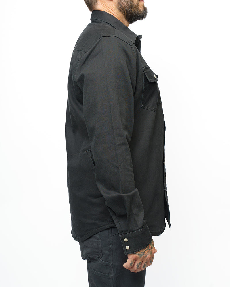 OTG Earl Denim Shirt - Vintage Black