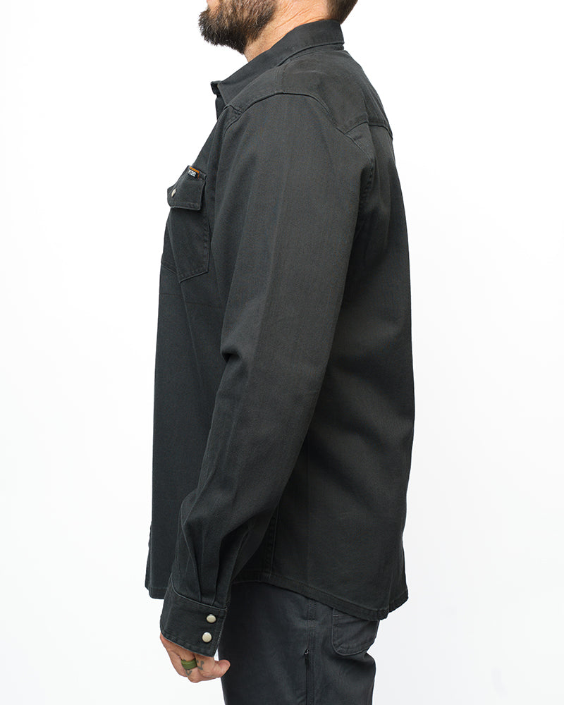 OTG Earl Denim Shirt - Vintage Black
