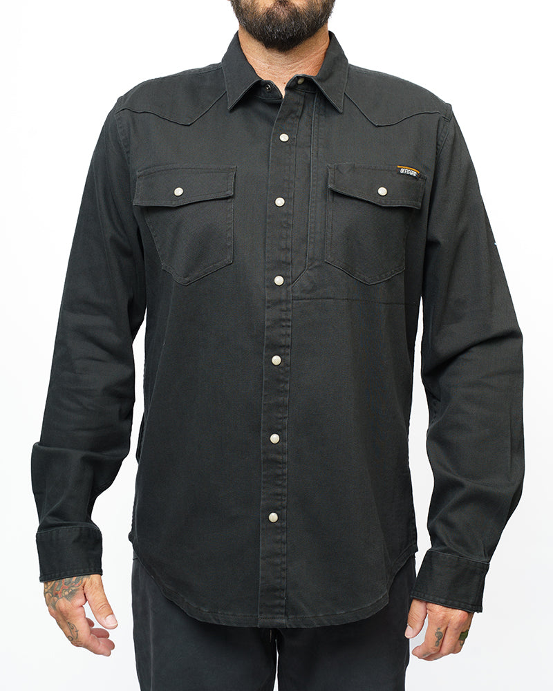 OTG Earl Denim Shirt - Vintage Black