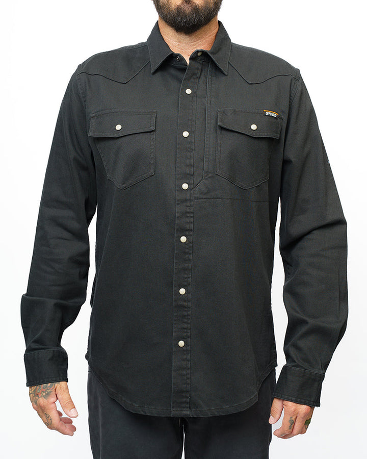 OTG Earl Denim Shirt - Vintage Black