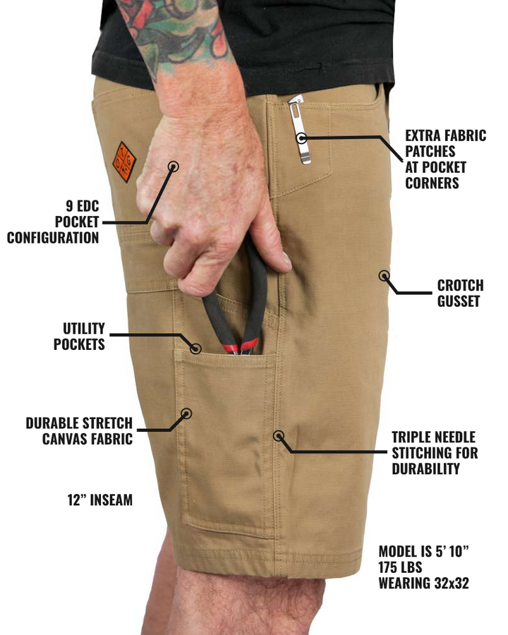 OTG Havok Shorts 12" - Coyote