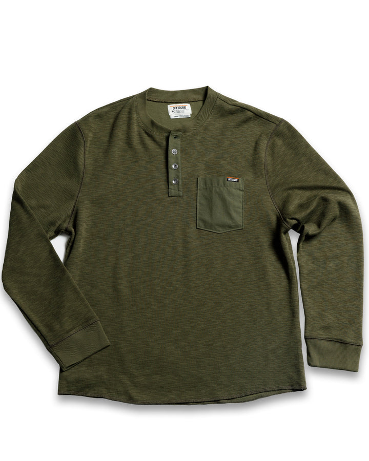 OTG Draper Henley - Dark Olive