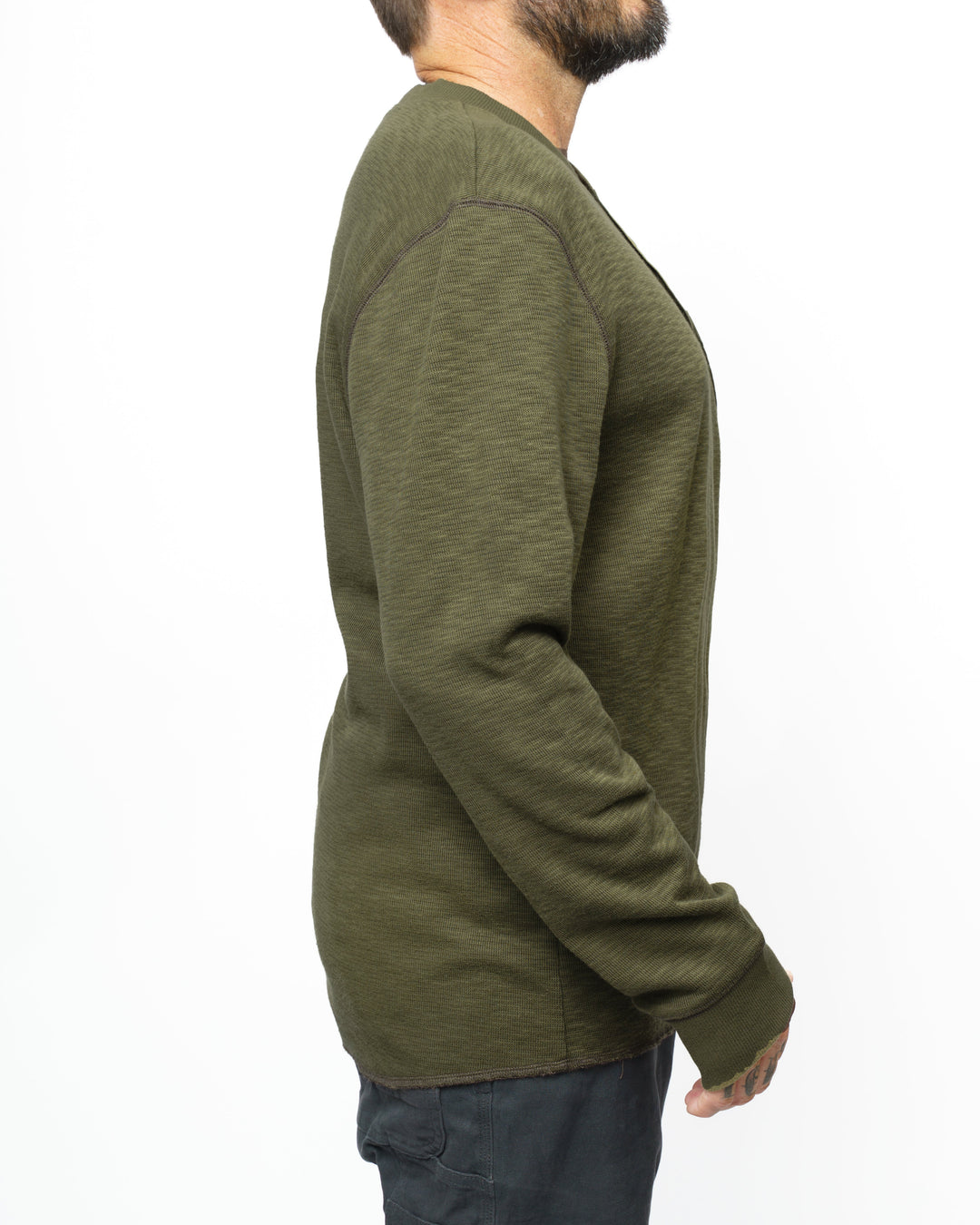 OTG Draper Henley - Dark Olive