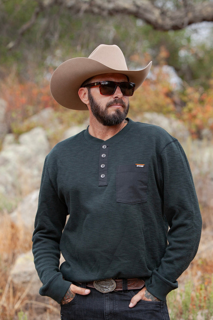 OTG Draper Henley - Vintage Black