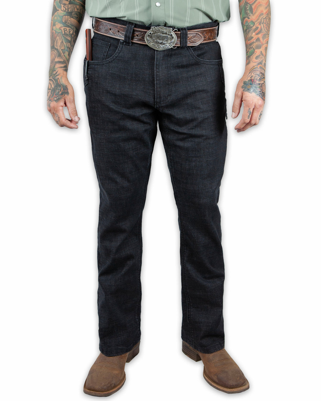 OTG Hideout Denim Boot Cut - Black