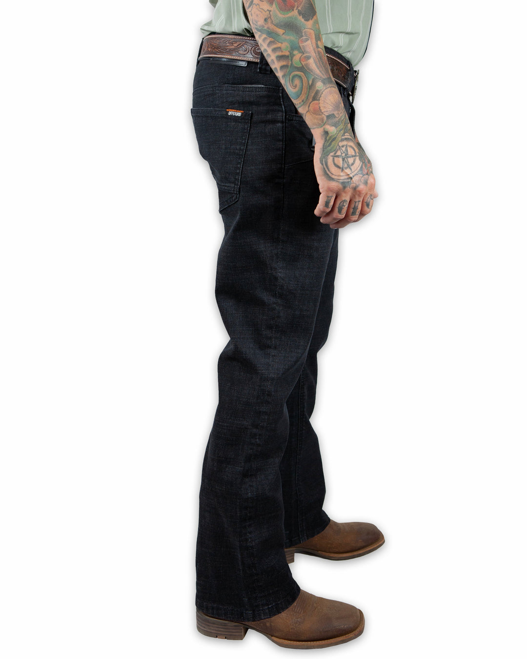 OTG Hideout Denim Boot Cut - Black