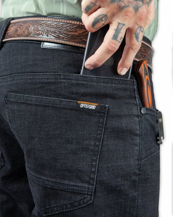 OTG Hideout Denim Boot Cut - Black