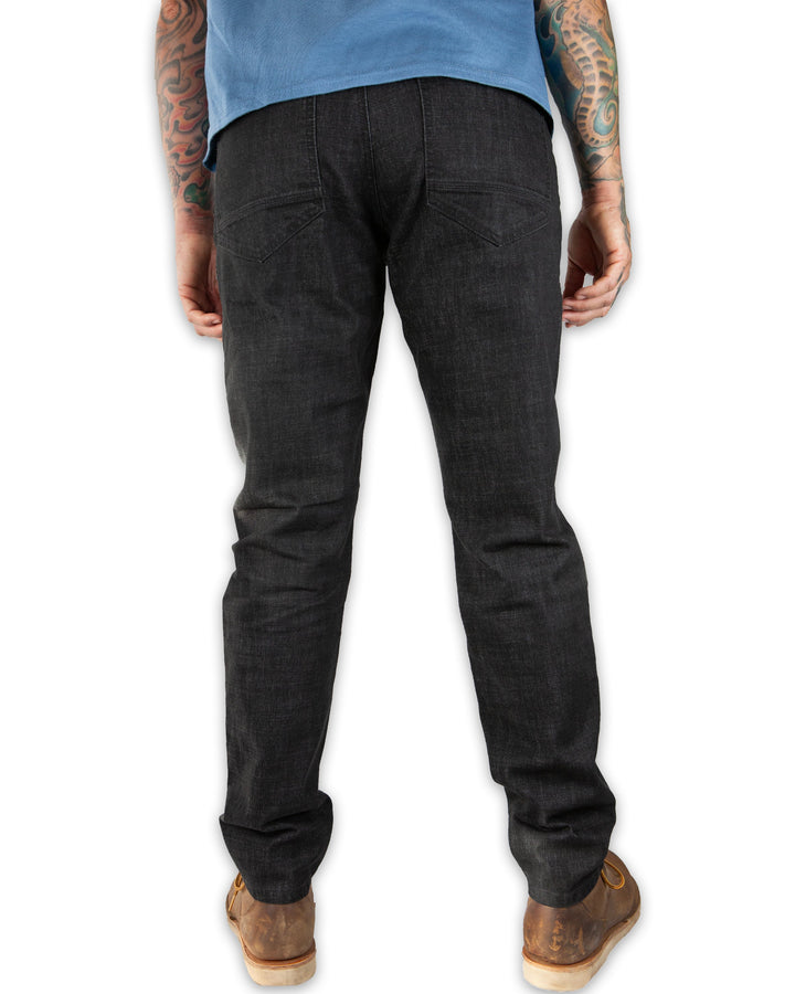 OTG Hideout Denim Taper Fit Pants - Black