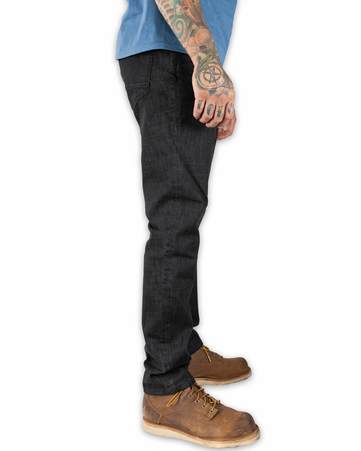 OTG Hideout Denim Taper Fit Pants - Black