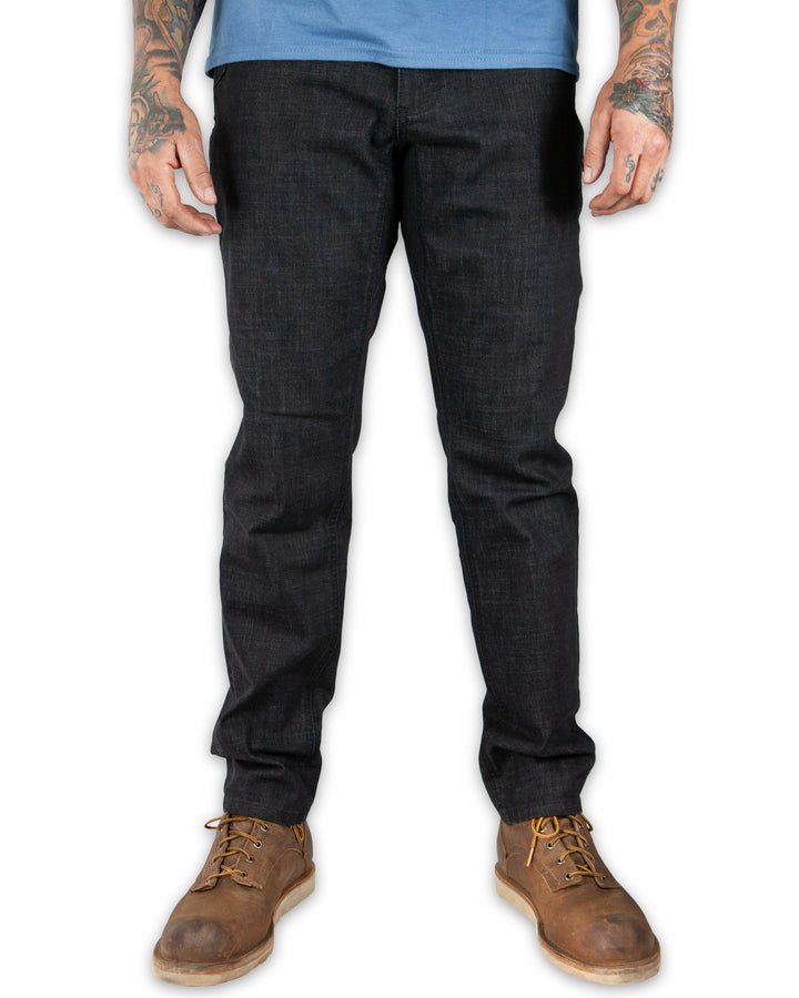 OTG Hideout Denim Taper Fit Pants - Black