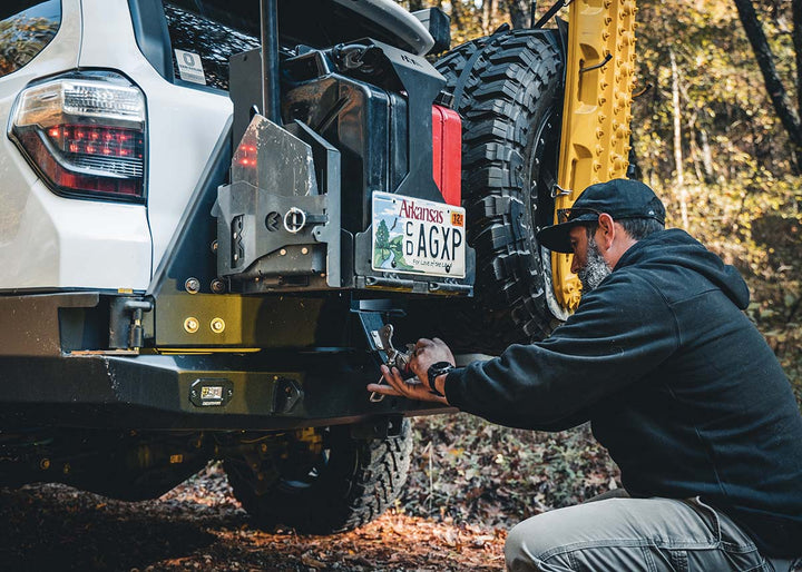 Backwoods Adventure Mods Jerry's Can Holder - Dual Universal Jerry Can Carrier