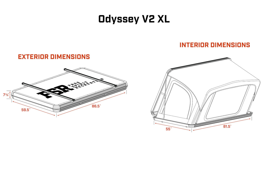 FSR Odyssey V2 XL - Rooftop Tent