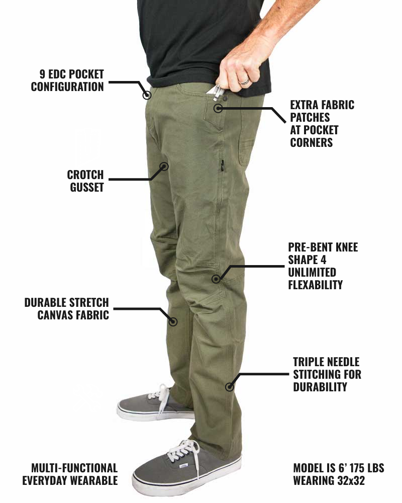 OTG Trailblazer Standard Fit Pants - DK Olive