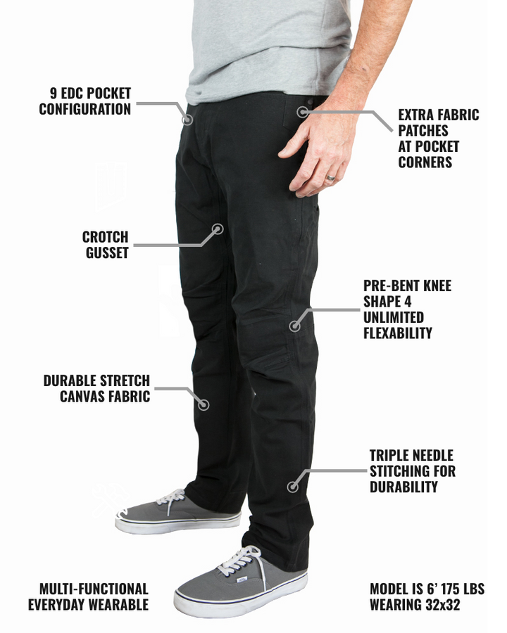 OTG Trailblazer Taper Fit Pants - BLK