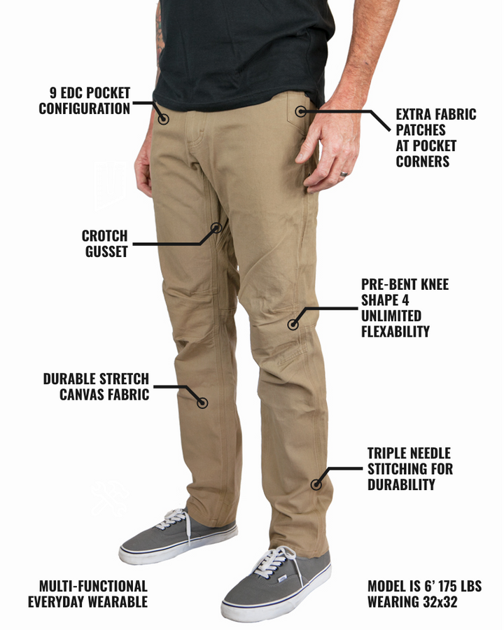 OTG Trailblazer Taper Fit Pants - Coyote