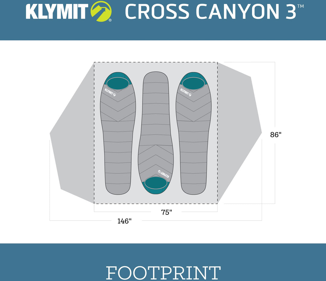 Klymit Cross Canyon™ 3-Person Tent