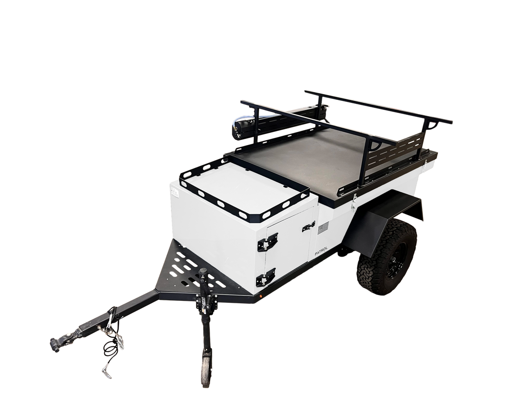 Rustic Mountain Overland PATROL XCT Off Road Trailer White