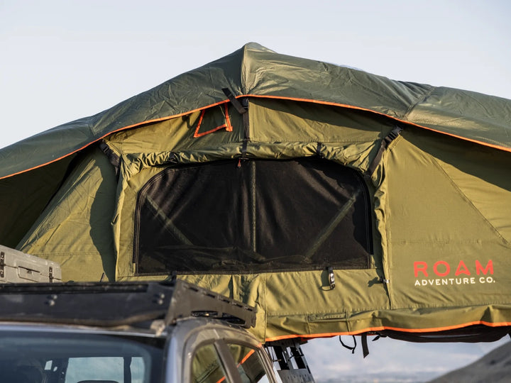 Roam Vagabond XL Rooftop Tent open
