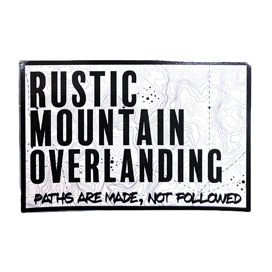 Rustic Mountain Overland Decal