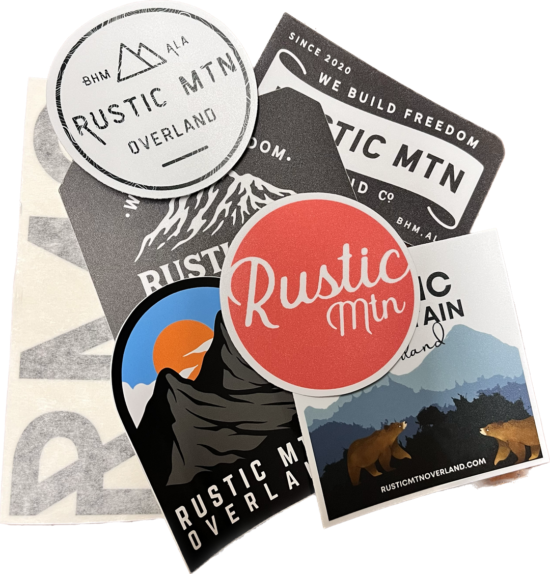 Rustic Mountain Overland Decal Pack