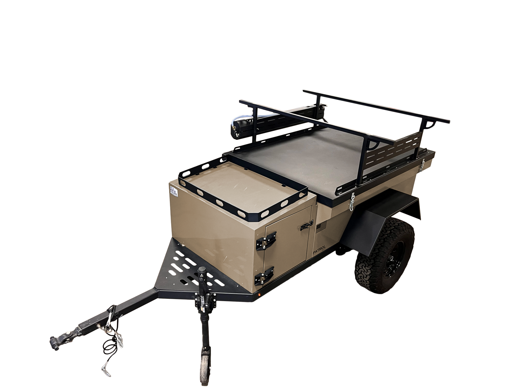 off road trailer with roof top tent Rustic Mountain Overland PATROL XCT Off Road Trailer – Rustic Mtn Overland