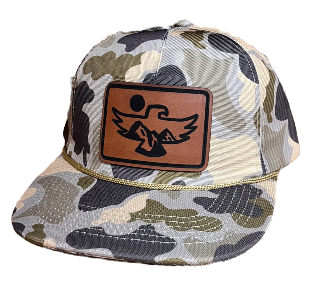 Rustic Mountain Overland Camo Rope Hat