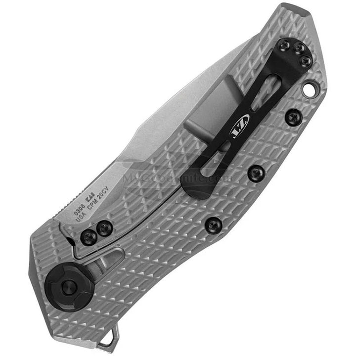 Zero Tolerance 0308 Flipper Knife 3.75" CPM-20CV Stonewashed Blade, Coyote Tan G10 and Titanium Handles, Frame Lock