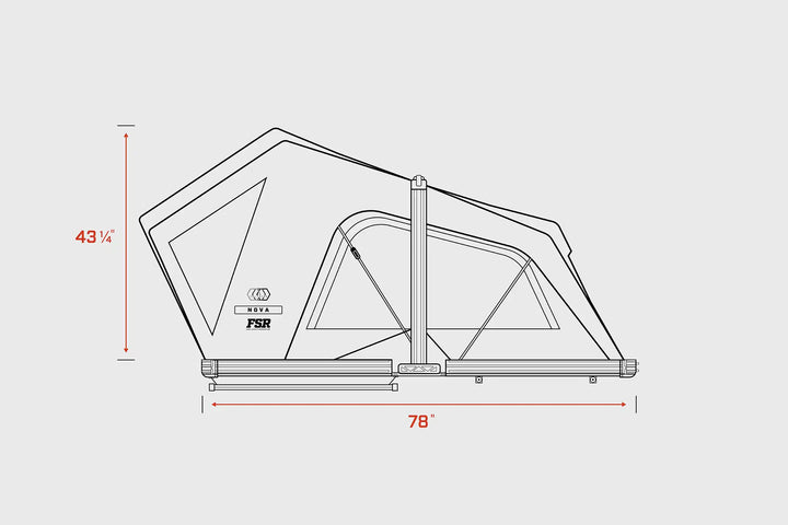 FSR Nova Standard - Rooftop Tent